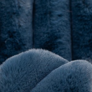 Tkanina obiciowa - materiał tapicerski VITO86, 430 g/m2, szer. 140 cm, niebieska