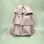 Plecak szkolny jednokomorowy UPCYCLED FABRICS - różowy