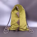 Plecak szkolny jednokomorowy UPCYCLED FABRICS - zielony